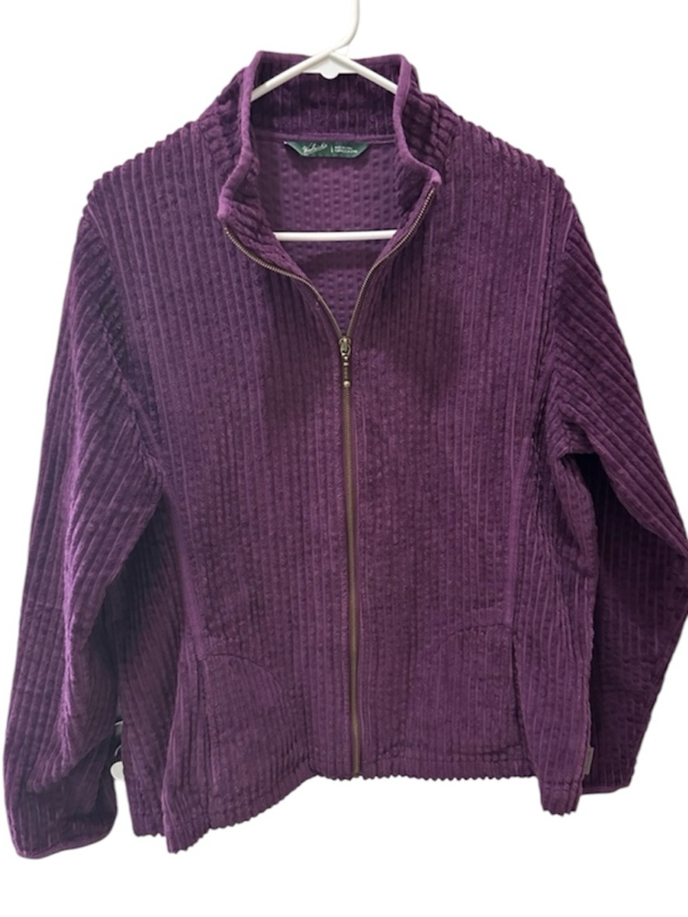 Woolrich Kinsdale Wale Corduroy Lightweight Jacket Eggplant purple Large